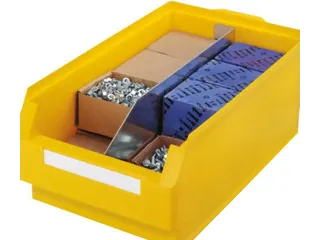 lengteverdeler,v. magazijnbak,HxD 200x500mm,v. bakafmeting 2,staal - 1
