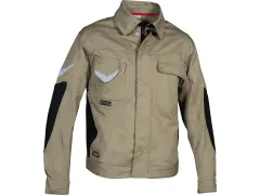 Cofra Workmaster werkjas, kakigroen/zwart, maat 48, per stuk