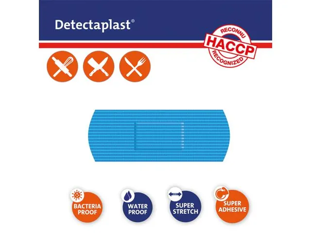 Pansement Detectaplast 8025 premium hydrofuge bleu 25x72mm 100pcs