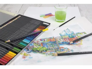 Aquarelpotlood Eberhard Faber Artist Color metalen etui a 36 stuks - 8
