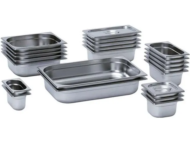 Gastronorm Pan 1/6GN 10cm hoog RVS Combisteel