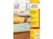 Adresetiket Laserprinter 45.7x25.4mm Transparant 25 vel 40 etiketten