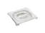 Caterchef Deksel met siliconen rand 1/6 GN polycarbonaat Transparant
