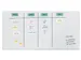Tableau en verre magnétique XL Sigel 2000x1000x18mm Blanc mat