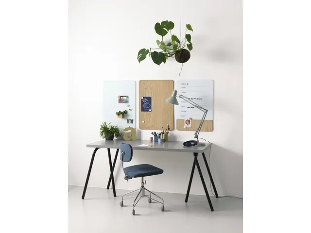 Glasmagneetbord Naga 50x70cm Pure White