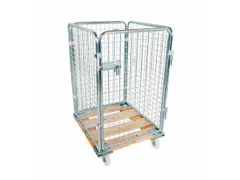 rolcontainer,draagverm. 500kg,HxLxB 1210x815x724mm,nuttige H 1020mm