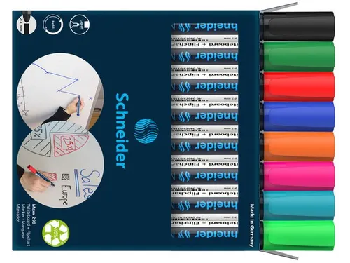 Maxx 290 whiteboardmarker 2-3mm rond assorti 6 + 2 gratis