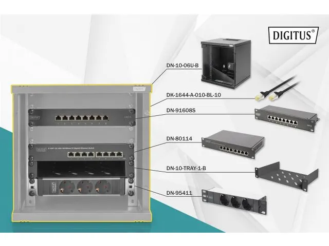 Network Set - 254mm (10IN) - 6U