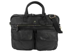 Laptop aktetas Roberto Romano FIRENZE zwart echt leer 29x40x10cm