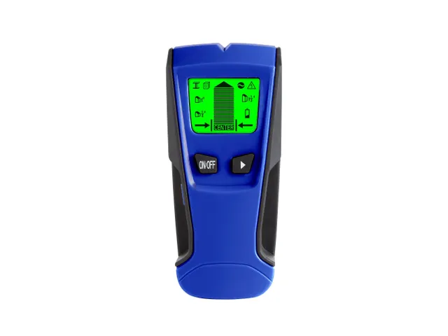 Digitale leidingzoeker detecteert tot 51 mm, metaal/hout/kabels