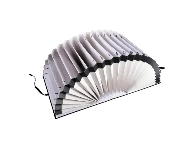 Sorteermap grote cap acit. 1-31 31vak zw.