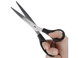 Kantoorschaar Westcott 260mm met kunststof grip rvs - 7