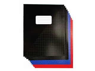 Schrift Kangaro A5 ruit 10mm 80pagina's 60gram 10 stuks assorti - 1