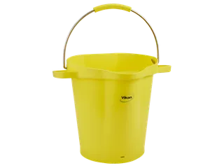 Hygiene 5692-6 emmer 20 liter geel maatverdeling schenktuit - 1