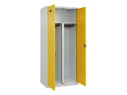 PBM-locker,HxBxD 1850x800x500mm,2vak,vak B 400mm,draaigrendel
