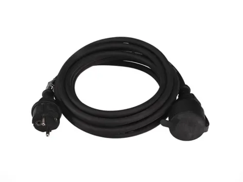 Rubber Verlengkabel - 5 M - 3g1.5 - Penaarde IP44