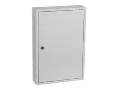 sleutelkast,64haak,HxBxD 450x300x80mm,romp grijs,front grijs