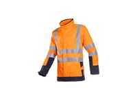 Softshell Playford Oranje/marine, Maat S