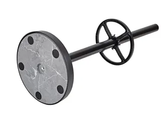Kapstok MAUL Grando staand 175cm 16 haken zwart RAL9004 - 5