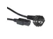 Kabel ACT Netsnoer Schuko CEE 7/7 male (haaks) C13 IEC 60320 Zwart 2 m