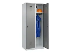 locker,HxBxD 1850x800x500mm,2vak,vak B 400mm,draaigrendel