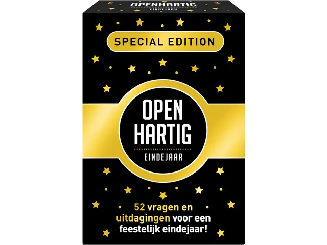 Kaartspel Openhartig Eindejaar display à 17 stuks assorti 7+