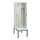 locker met bank,voor scheiding van kleding,HxBxD 2120x600x815mm,2vak
