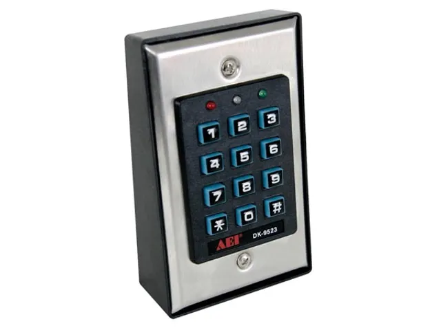 Digicode numérique autonome avec rétro-éclairage