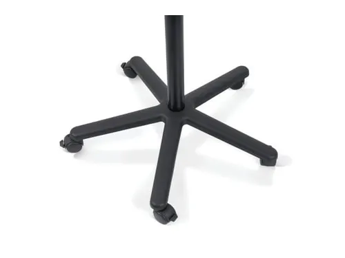 Flipchart Magnetisch Met 5 Wielen 100x70cm Zwart
