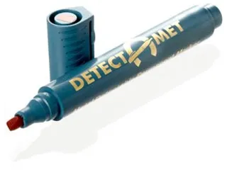Permanent marker detectie Detectamet rond zwart - 2