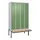 locker met bank,HxBxD 2120x1200x815mm,4vak,vak B 300mm,cil.-slot