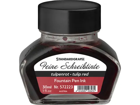 Encre calligraphique Standardgraph 30ml rouge tulipe