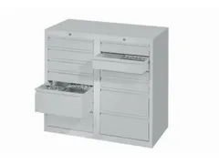 Ladenkast 900x1000x500mm 8+4 Laden Gewoon Uitschuifbaar Rolgeleiding