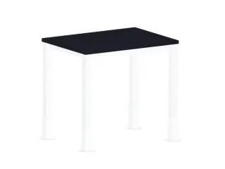 In hoogte verstelbaar bureau,HxBxD 720-840x800x600mm,CC-zwart - 2