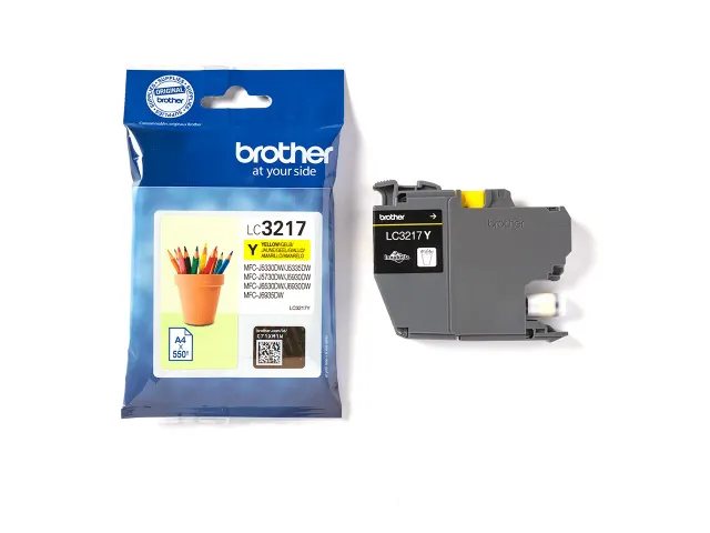 Inktcartridge Brother LC-3217Y geel