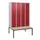 locker met bank,HxBxD 1950x1200x815mm,4vak,vak B 300mm,cil.-slot