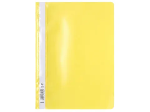 Snelhechtmappen stan daard PP A4 geel