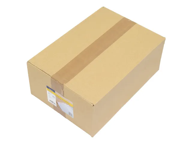 Envelop Raadhuis 229x324 C4 Bordrug Wit Kraft 120gr strip 100st.