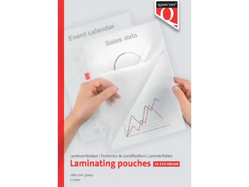Lamineerhoes Quantore A4 216x303mm 125 Micron