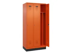 locker voor scheiding van kleding,HxBxD 1950x900x500mm,3vak