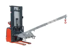 Kraanarm Telescoop Arm Neiging 25° Steunpoten L 1600mm 1t Verzinkt