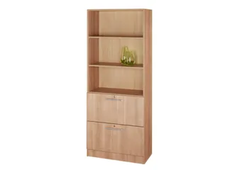 combikast,HxBxD 2004x800x420mm,3ordnerhoogte stelling,2hangmappenframe - 1