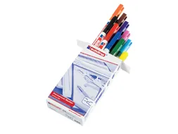 Viltstift edding 400 rond assorti 1mm set à 10st