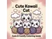 Livre de coloriage Cute Kawaii Cat