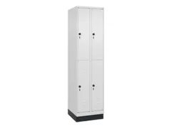 dubbeldekse locker,HxBxD 1950x500x500mm,2x2vak.,vak B 250mm