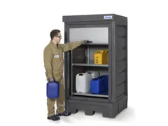 depot,v. aquatoxische/bijtende stoffen,HxBxD 2060x1140x1050mm,roldeur