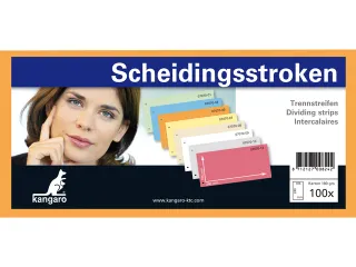 Scheidingsstrook Kangaro 2-gaats 240x105mm 180 grams RC oranje - 2