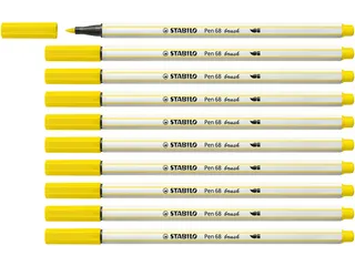 Brushstift STABILO Pen 568/24 citroengeel - 8