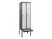 locker voor scheiding van kleding,HxBxD 2120x600x815mm,2vak