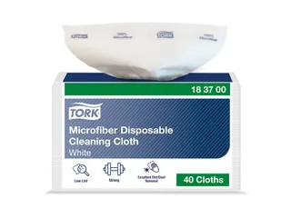 Microvezeldoek Tork Premium Disposable 40 vel wit 183700 - 1